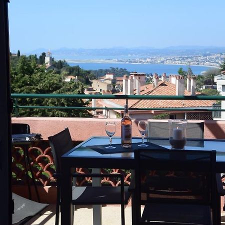 Agreable 3 Pieces Climatise Avec Vue Mer Et Parking Villefranche-sur-Mer Bagian luar foto